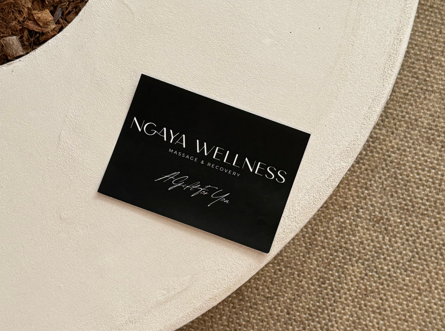 massage gift voucher gift card recovery therapy healing energy work ngaya wellness newcastle nsw